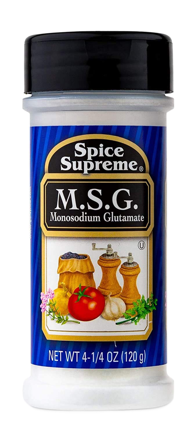 Spice Supreme M.S.G. Monosodium Glutamate, plastic shaker
